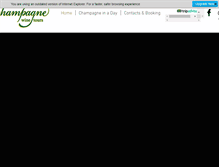 Tablet Screenshot of champagne-wine-tours.com